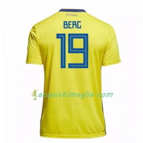 Divisa di Calcio Svezia Berg 19 Prima Mondiali 2018